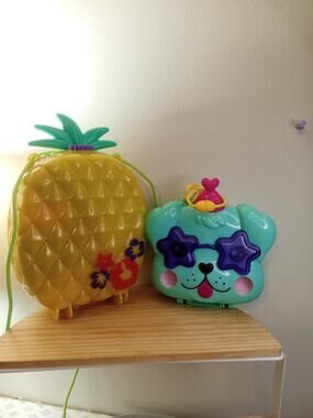 2 Polly Pocket Compact Playset No Accessories